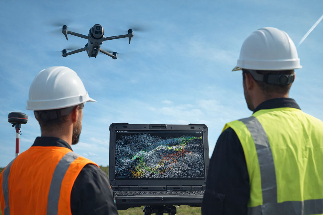 Drohne für Vermessungen